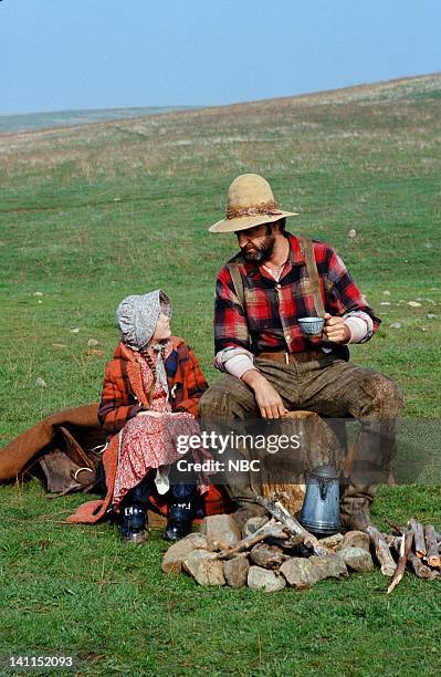 Pilot" -- Aired -- Pictured: Melissa Gilbert as Laura Elizabeth Ingalls Wilder, Victor French as Isaiah Edwards -- Photo by: NBCU Photo Bank