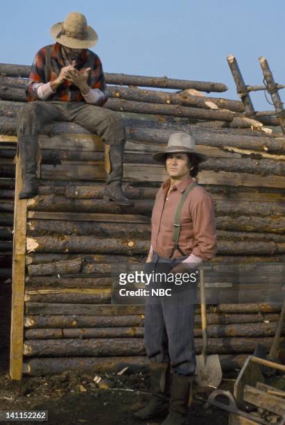 Pilot Episode -- Air Date -- Pictured: Victor French as Isaiah Edwards, Michael Landon as Charles Philip Ingalls -- Photo by: NBCU Photo Bank