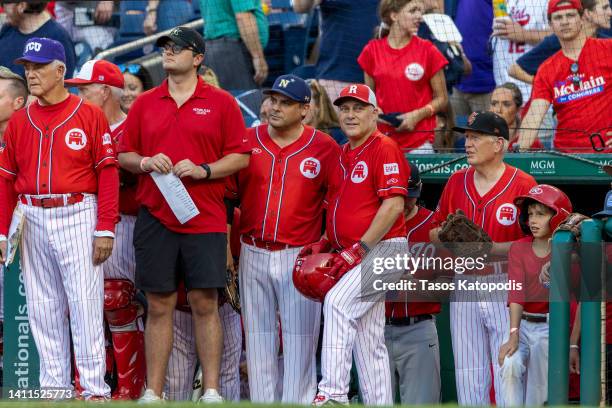 Rep. Steve Scalise at the Congressional Baseball Game for Charity at Nationals Park July 28, 2022 at Nationals Park in Washington, DC. The annual...