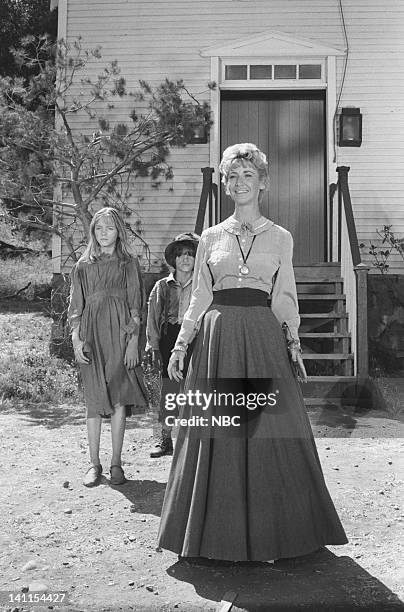 At the End of the Rainbow" Episode 10 -- Aired -- Pictured: Alison Arngrim as Nellie Oleson, Jonathan Gilbert as Willie Oleson -- Photo by: NBCU...