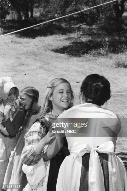 My Ellen" Episode 3 -- Aired -- Pictured: Melissa Sue Anderson as Mary Ingalls Kendall, Melissa Gilbert as Laura Ingalls Wilder, Mia Bendixsen as...