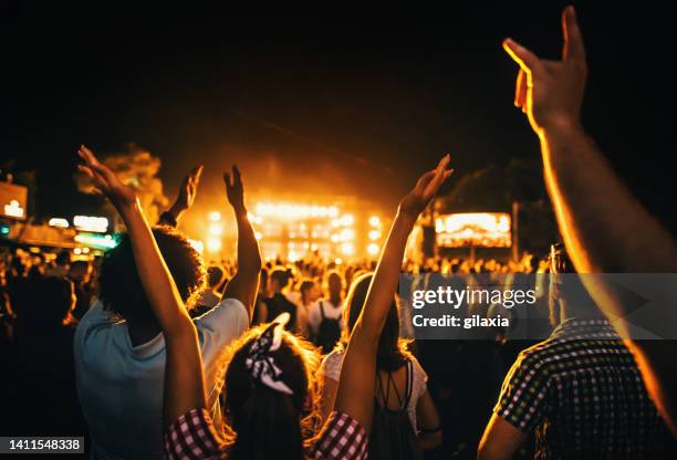 rave party. - light to night festival 2018 stock pictures, royalty-free photos & images