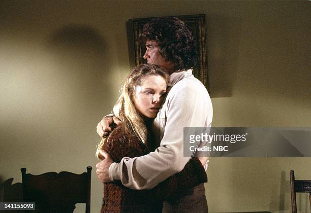 Ll be Waving as You Drive Away: Part 2" Episode 21 -- Aired -- Pictured: Melissa Sue Anderson as Mary Ingalls, Michael Landon as Charles Ingalls --...