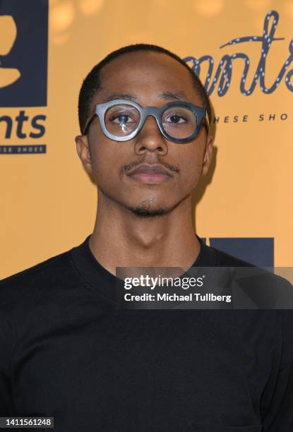 Crayton Gerst attends the official launch event and series premiere of "A Mile In These Shoes" at COMUNITYmade on July 28, 2022 in Los Angeles,...