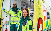 ambulance paramedic portrait