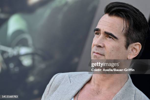 Colin Farrell attends the Premiere of Prime Video's "Thirteen Lives" at Westwood Village Theater on July 28, 2022 in Los Angeles, California.