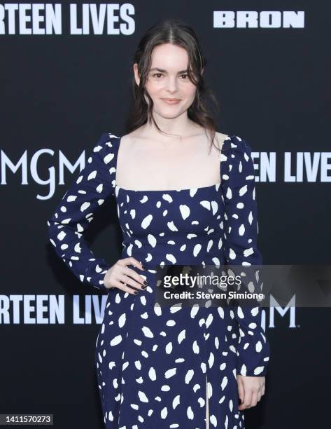 Micaela Wittman attends the Premiere Of Prime Video's "Thirteen Lives" at Westwood Village Theater on July 28, 2022 in Los Angeles, California.