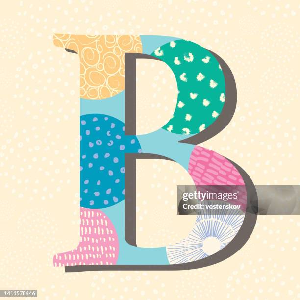 sketch drawing pattern doodle modern serif vector alphabets - serif fonts vector stock illustrations