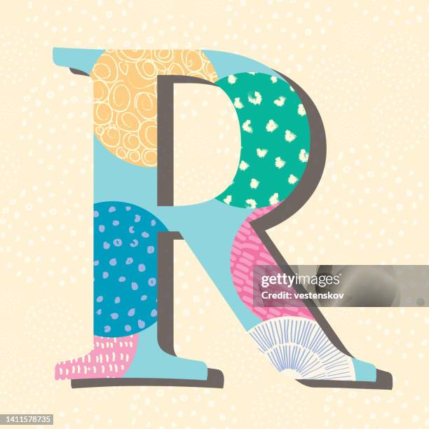 sketch drawing pattern doodle modern serif vector alphabets - serif fonts vector stock illustrations