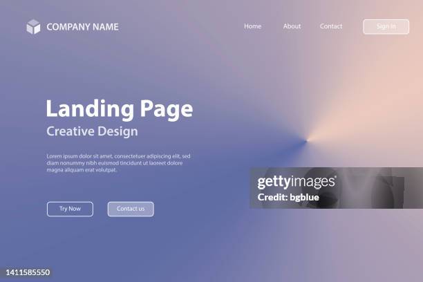 landing page template - gray abstract background with radial gradient - softness stock illustrations
