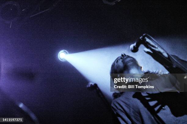 August 29: MANDATORY CREDIT Bill Tompkins/Getty Images) Karsh Kale performs at the Global Rhythms magazine anniversary party at the Highline Ballroom...