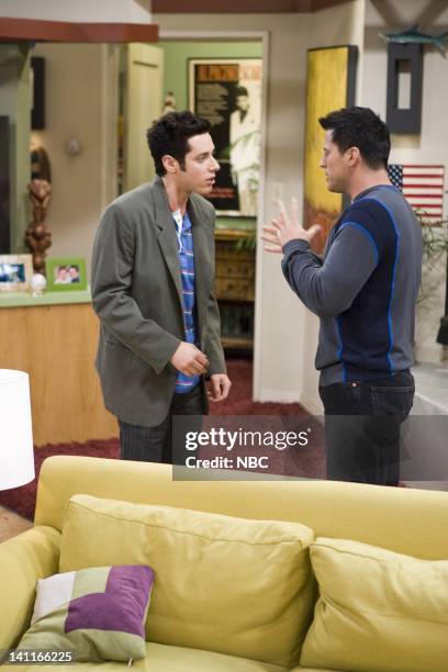 Joey and the Student" Episode 2 -- Aired -- Pictured: Paulo Costanzo as Michael Tribbiani, Matt LeBlanc as Joey Tribbiani -- Photo by: Chris...