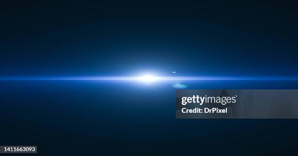 blue light - black background stock-fotos und bilder