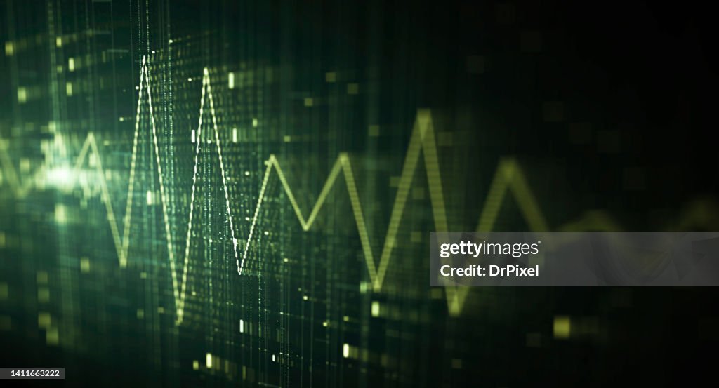 Technology Graph Abstract Background