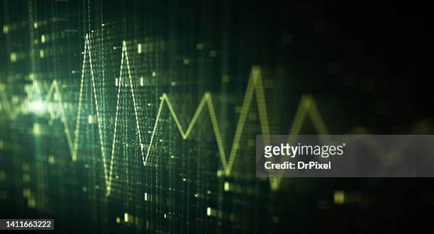 technology graph abstract background - kardiologie stock-fotos und bilder