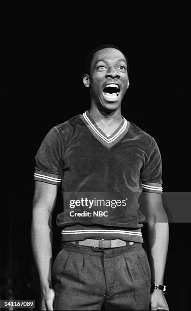 Episode 7 -- Pictured: Eddie Murphy performs on January 17, 1981 -- Photo by: NBC/NBCU Photo Bank