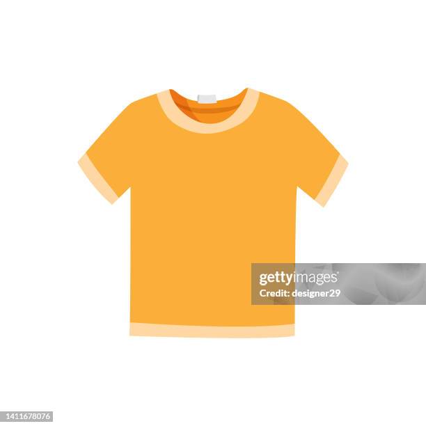 t-shirt icon. - orange vector stock illustrations