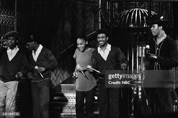 Episode 10 -- Pictured: Funky 4 + 1 More during the musical performance of 'That's the Joint' on February 14, 1981 -- Photo by: Al Levine/NBC/NBCU...