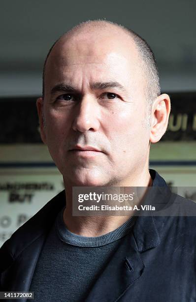Director Ferzan Ozpetek attends "Magnifica Presenza" photocall at Adriano Cinema on March 12, 2012 in Rome, Italy.