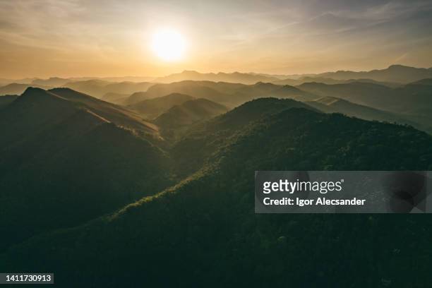 mountain forest in the countryside of rio de janeiro - south america landscape stock pictures, royalty-free photos & images