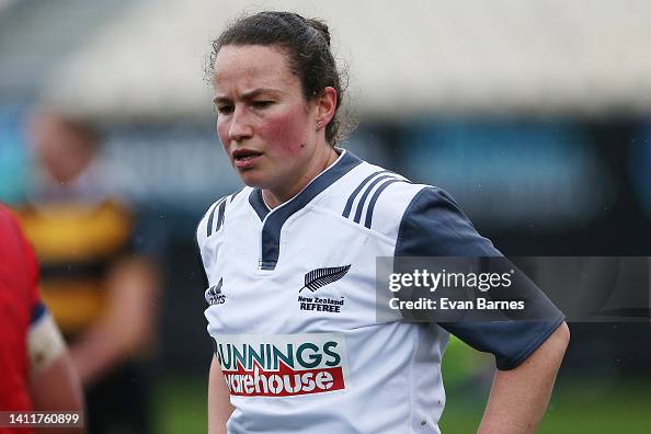 Erin Doherty Rugby Match Referee Erin Doherty during the round three Farah Palmer Cup ...