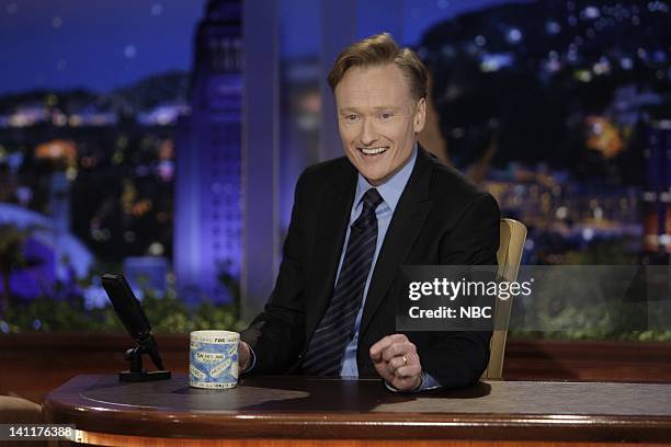 Episode 1 -- Air Date -- Pictured: Host Conan O'Brien on June 1, 2009 -- Photo by: Paul Drinkwater/NBCU Photo Bank