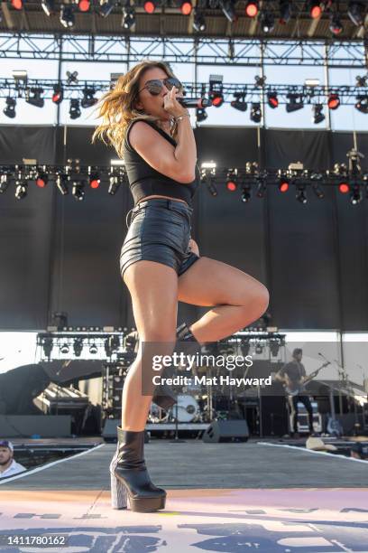 Singer Jessie James Decker performs onstage during the Watershed Country Music Festival at Gorge Amphitheatre on July 29, 2022 in George, Washington.