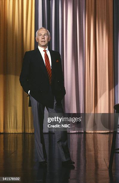 Final Show" Air Date -- Pictured: Host Johnny Carson -- Photo by: Alice S. Hall/NBCU Photo Bank