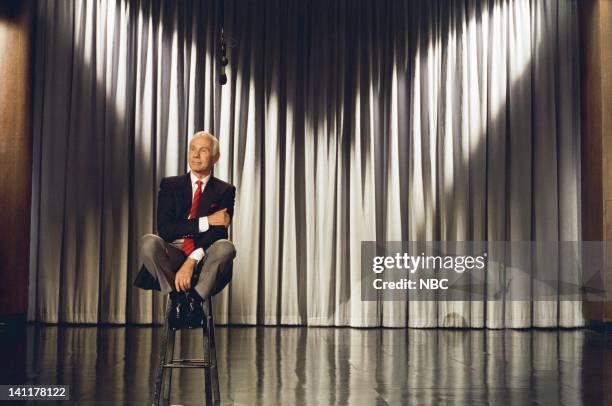 Final Show" Air Date -- Pictured: Host Johnny Carson -- Photo by: Alice S. Hall/NBCU Photo Bank