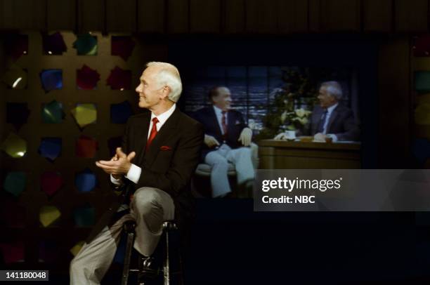 Final Show" Air Date -- Pictured: Host Johnny Carson -- Photo by: Alice S. Hall/NBCU Photo Bank