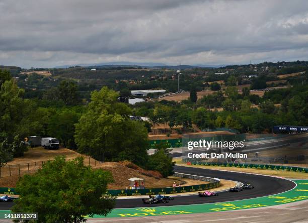 General view at the start during the W Series Round 5 race at Hungaroring on July 30, 2022 in Budapest, Hungary.