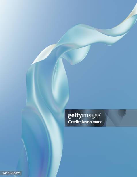 abstract flowing cloth - air stock pictures, royalty-free photos & images