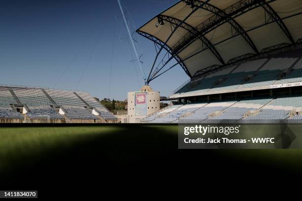 General view inside the stadium ahead of the Pre-Season Friendly between Wolverhampton Wanderers and Sporting CP at Estadio Algarve on July 30, 2022...