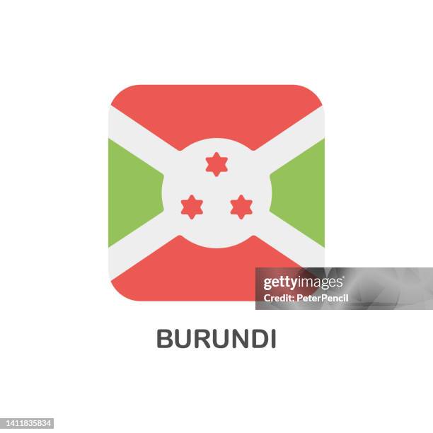 illustrations, cliparts, dessins animés et icônes de drapeau simple du burkina faso - icône plate carrée vectorielle - burkina faso