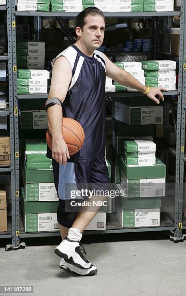 Basketball" Episode 5 -- Aired -- Pictured: Steve Carell as Michael Scott -- Photo by: Justin Lubin/NBCU Photo Bank