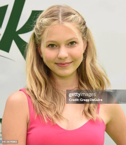 Lilo Baier attends Apple Original Films' "Luck" Premiere Event at Regency Village Theatre on July 30, 2022 in Los Angeles, California.