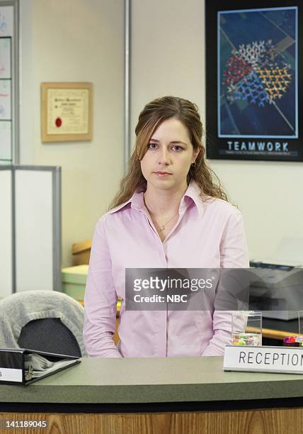 Season 1 -- Pictured: Jenna Fischer as Pam Beesly -- Photo by: Paul Drinkwater/NBCU Photo Bank