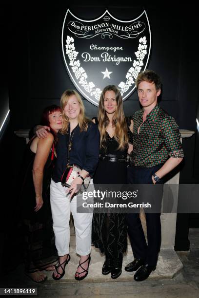 Trino Verkade, Sarah Burton, Hannah Bagshawe and Eddie Redmayne hosted by Dom Pérignon at Lady Gaga’s The Chromatica Ball and Sarabande Foundation...