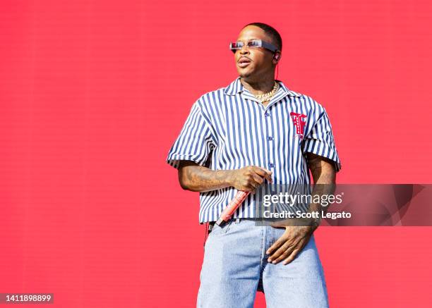 Rapper YG performs on day 3 of Lollapalooza at Grant Park on July 30, 2022 in Chicago, Illinois.