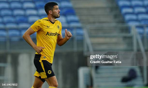 Conor Coady of Wolverhampton Wanderers FC during the Pre-Season Friendly match between Wolverhampton Wanderers and Sporting CP at Estadio Algarve on...