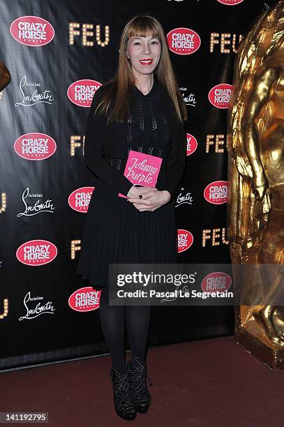 Victoire De Castellane attends 'Feu' Directed By Christian Louboutin VIP Premiere at Le Crazy Horse on March 12, 2012 in Paris, France.