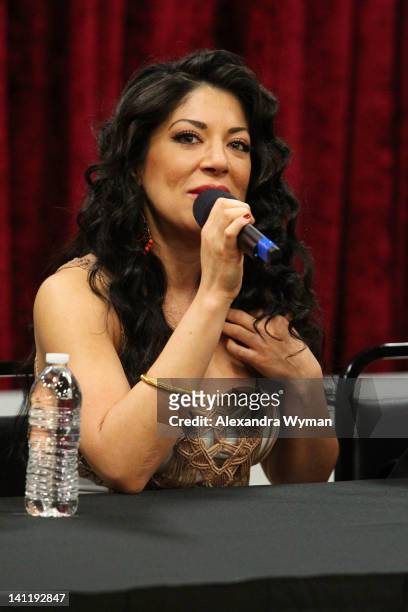 Vicky Terrazas at The "Mi Sueno Es Bailar" Season Two Press Conference held at The Liberman Broadcasting on March 12, 2012 in Burbank, California.