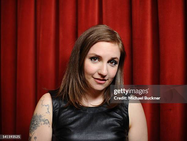 Writer/Director/Actress Lena Dunham attends "Girls" Greenroom Photo Op during the 2012 SXSW Music, Film + Interactive Festival at Paramount Theatre...