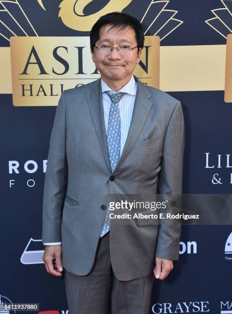 Akira Muto attends the Asian Hall Of Fame's Celebrate Asia Festival at Alex Theatre on July 30, 2022 in Glendale, California.