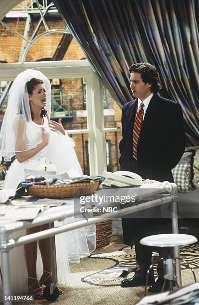 Pilot" Episode 1 -- Aired -- Pictured: Debra Messing as Grace Adler, Eric McCormack as Will Truman -- Photo by: Alice S. Hall/NBCU Photo Bank