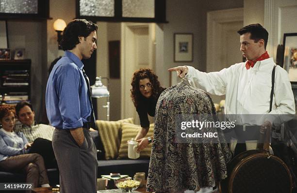 Pilot" Episode 1 -- Aired -- Pictured: Eric McCormack as Will Truman, Debra Messing as Grace Adler, Sean Hayes as Jack McFarland -- Photo by: Alice...