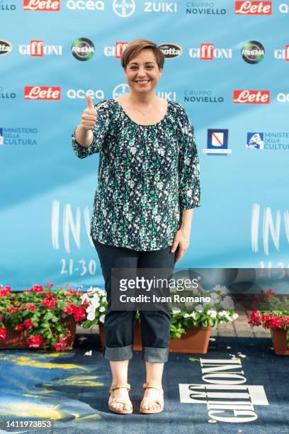 Benedetta Rossi attends the photocall at the Giffoni Film Festival 2022 on July 29, 2022 in Giffoni Valle Piana, Italy.