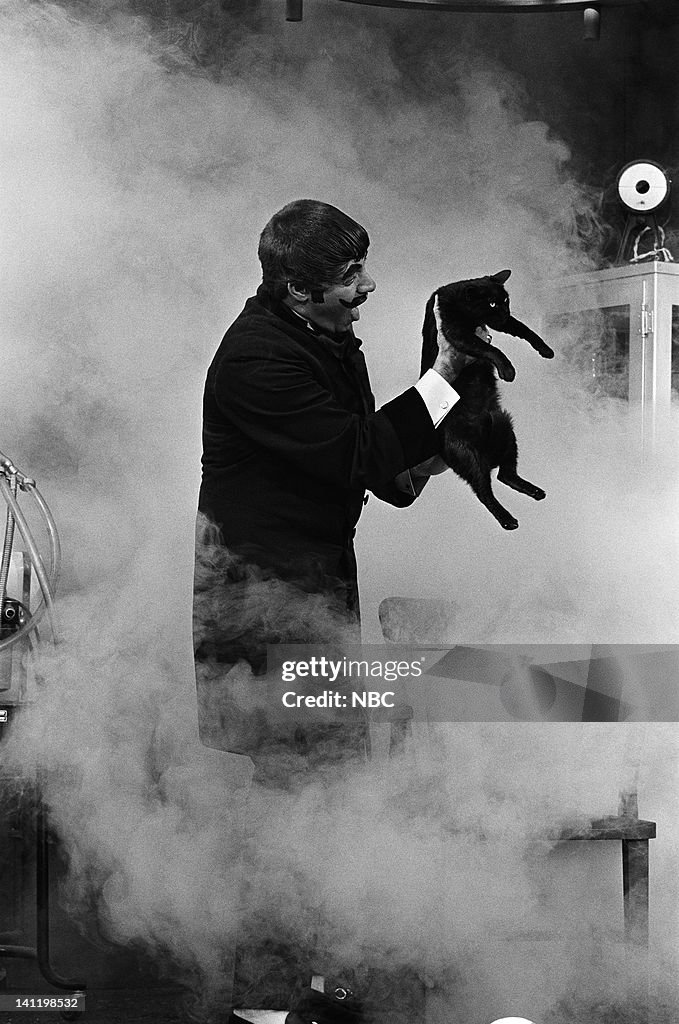 Jerry Lewis as Ralph Rotten the mad scientist -- Photo by: NBCU Photo ...
