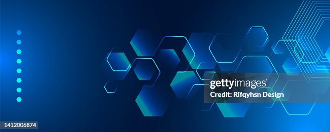 Abstract blue hexagon geometric background with neon light effect. Modern futuristic background . Can be use for landing page, book covers, brochures, flyers, magazines, any brandings, banners, headers, presentations, and wallpaper backgrounds Abstract blue hexagon geometric background with neon light effect. Modern futuristic background . Can be use for landing page, book covers, brochures, flyers, magazines, any brandings, banners, headers, presentations, and wallpaper backgrounds