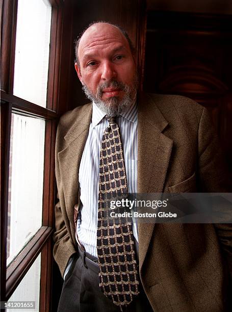 Playwright August Wilson poses in Hanover, N.H. On Feb. 18, 1998.